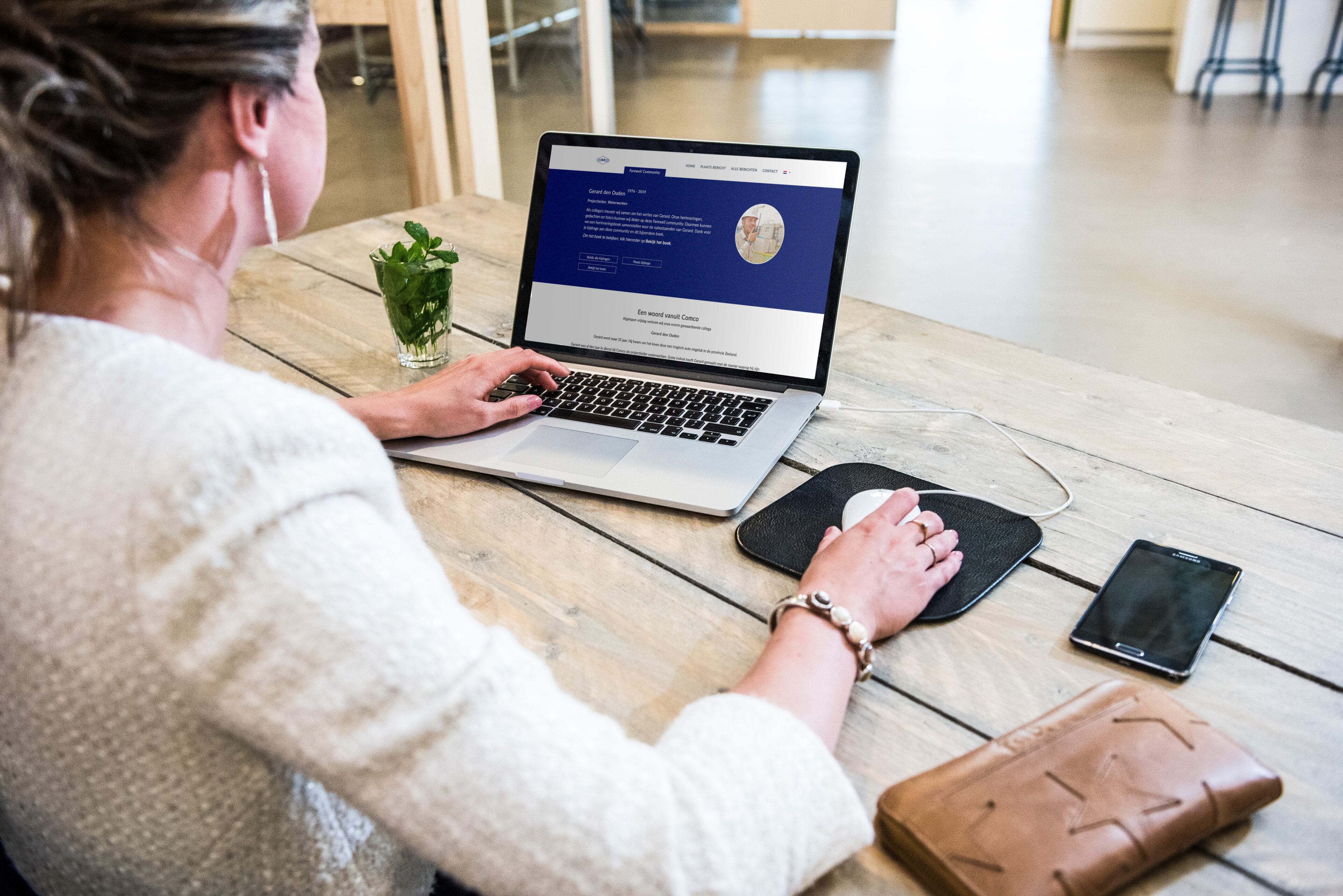 Online community voor collega's, vrienden, leden en familieleden